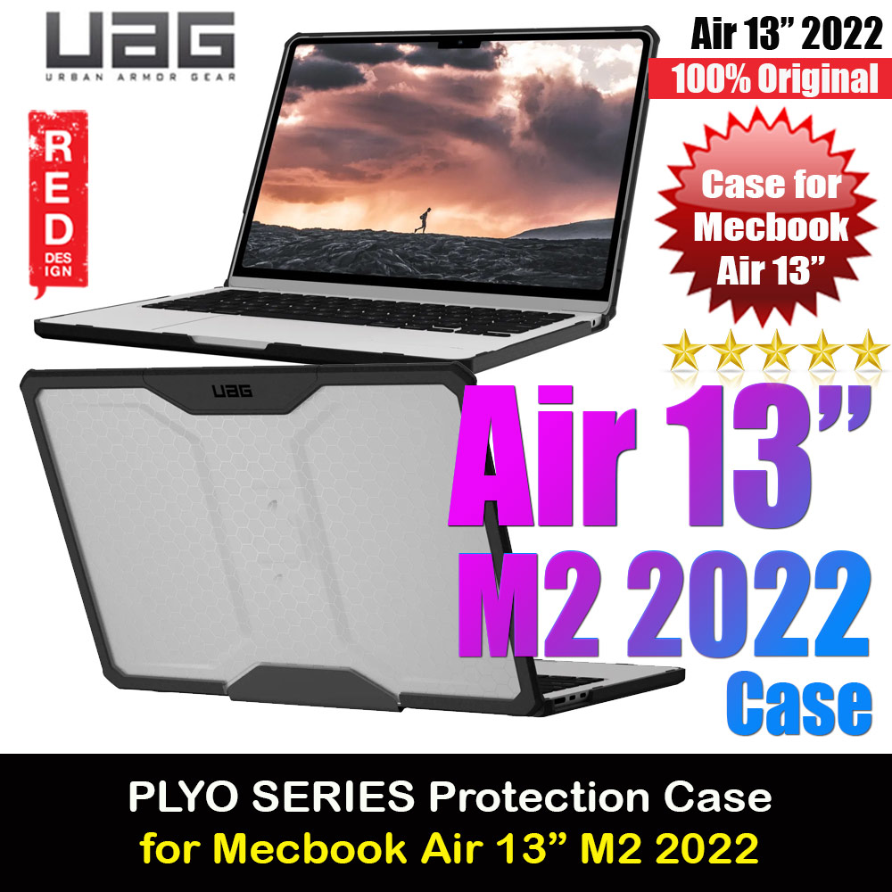 Picture of UAG Plyo Series Drop Protection Cover Casing Case for Macbook Air 13 M2 2022 A2681 (Ice Black) Apple Macbook Air 13 M2 2022- Apple Macbook Air 13 M2 2022 Cases, Apple Macbook Air 13 M2 2022 Covers, iPad Cases and a wide selection of Apple Macbook Air 13 M2 2022 Accessories in Malaysia, Sabah, Sarawak and Singapore 