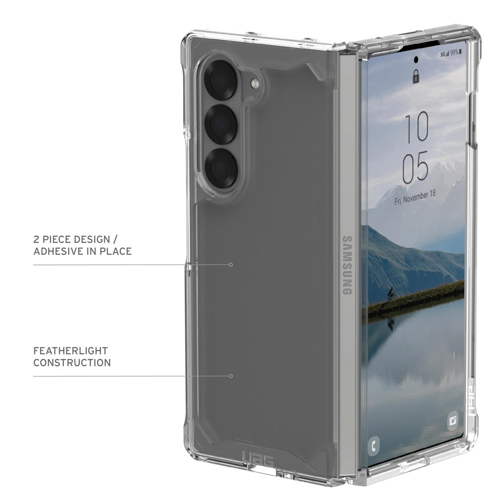 Picture of Samsung Galaxy Z Fold 6 Case | UAG Plyo Series Drop Protection Case for Samsung Galaxy Z Fold 6 (Ice)