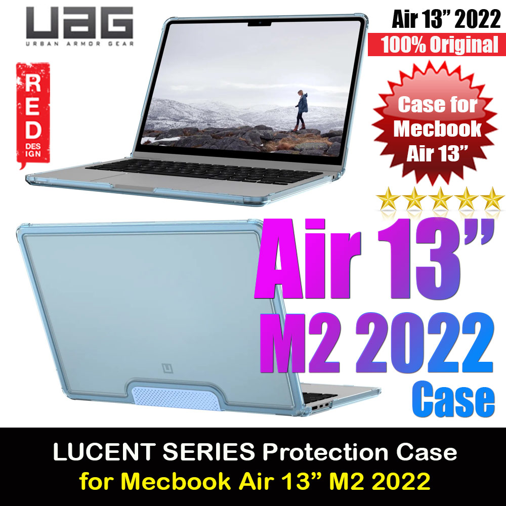 Picture of UAG [U] Lucent Series Drop Protection Cover Casing Case for Macbook Air 13 M2 2022 A2681 (Cerulean Blue) Apple Macbook Air 13 M2 2022- Apple Macbook Air 13 M2 2022 Cases, Apple Macbook Air 13 M2 2022 Covers, iPad Cases and a wide selection of Apple Macbook Air 13 M2 2022 Accessories in Malaysia, Sabah, Sarawak and Singapore 