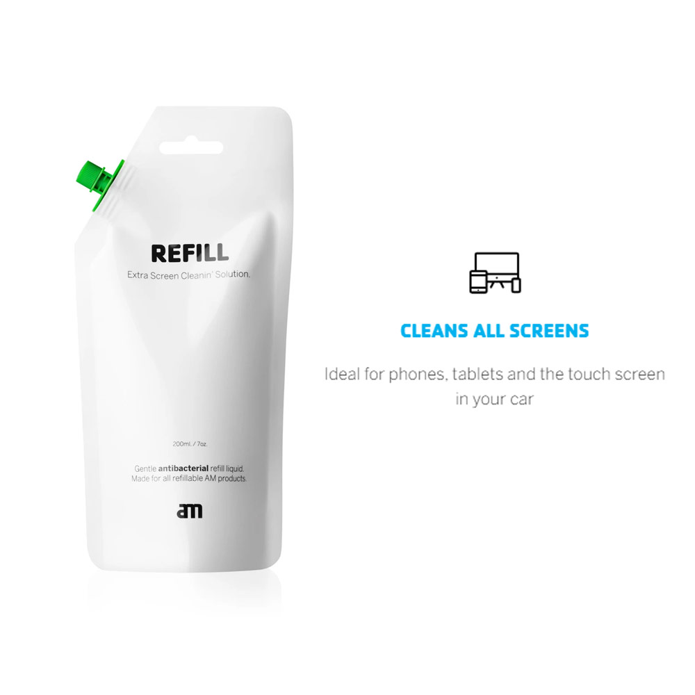 Picture of AM Get Clean Anti-Schmutz refill liquid for all refillable AM Get Clean products 200ml (Green)