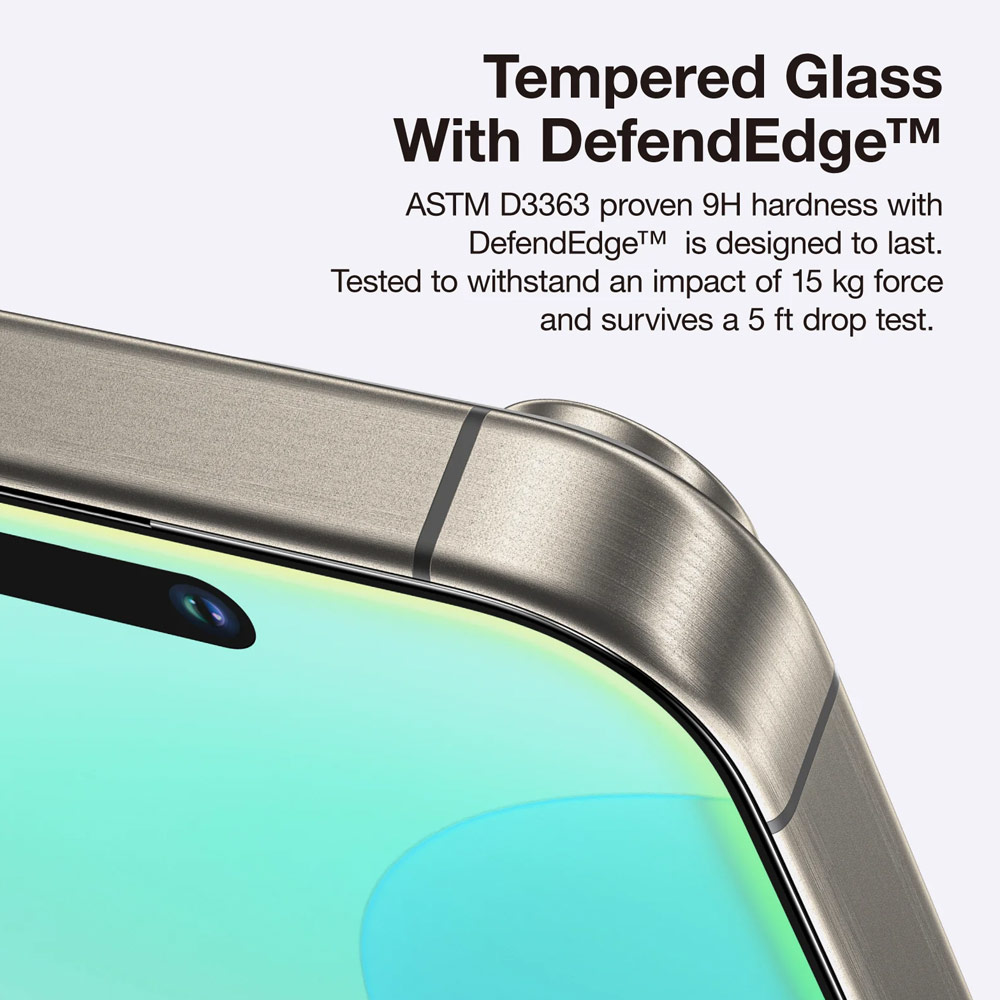 Picture of Apple iPhone 16 Plus 6.7  | Amazingthing Radix Supreme Matte Anti Glare Fully Covered Tempered Glass for iPhone 16 Plus 6.7 (Matte Anti Glare)