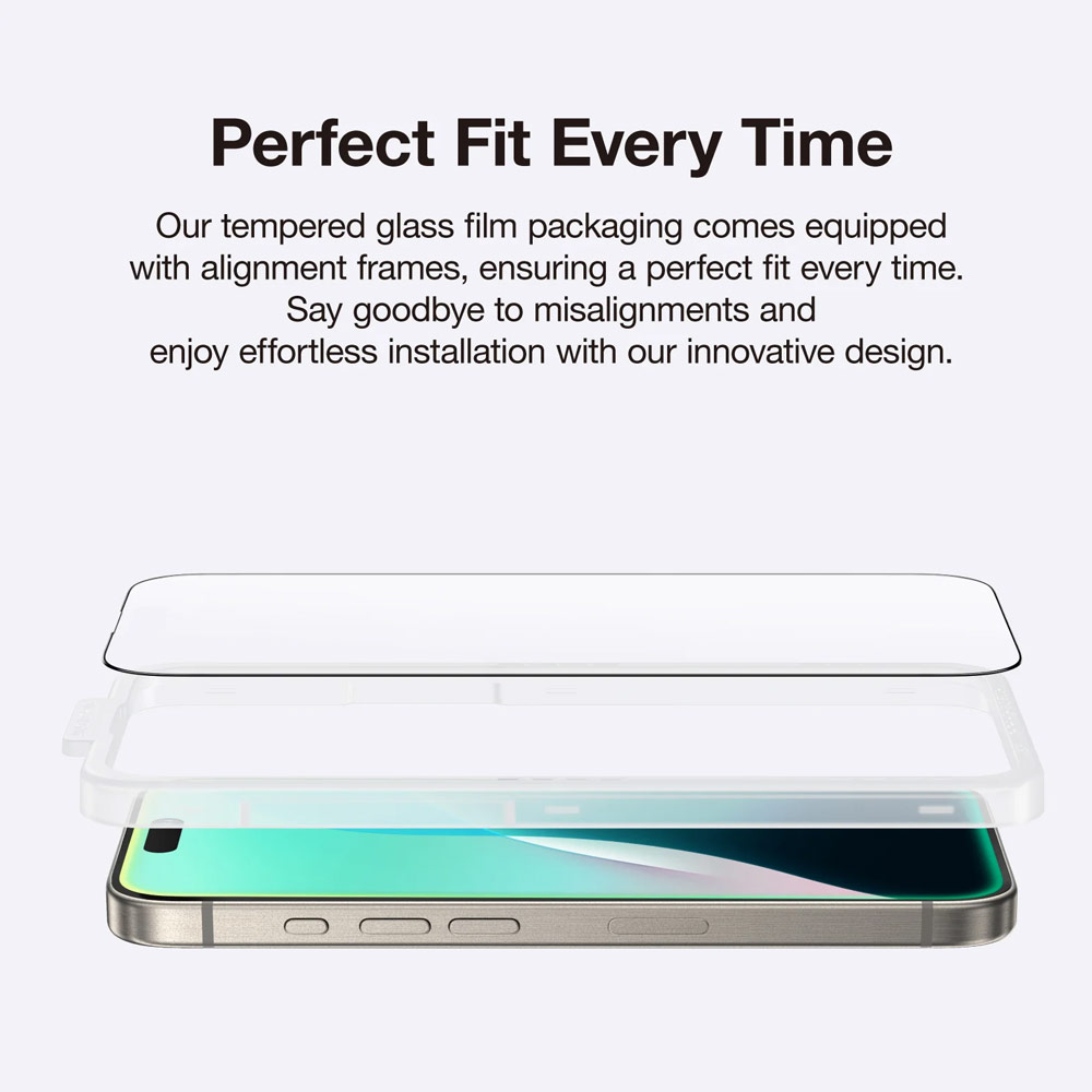 Picture of Apple iPhone 16 Plus 6.7  | Amazingthing Radix Supreme Matte Anti Glare Fully Covered Tempered Glass for iPhone 16 Plus 6.7 (Matte Anti Glare)