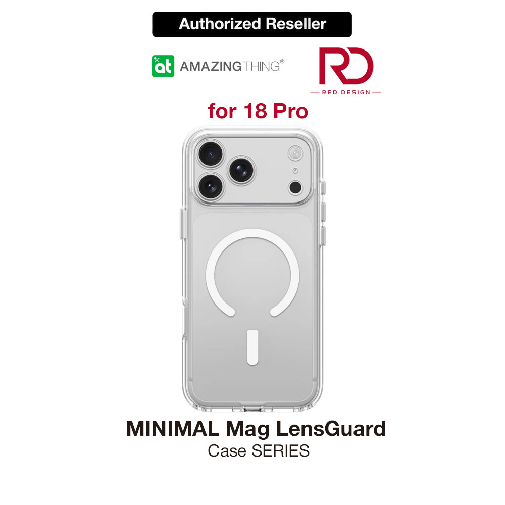 Picture of Amazingthing MINIMAL LensGuard Clarity Full Camera Cover Magnetic Charging X-CUSHION PRO 8 Case for iPhone 18 Pro  - Clear Apple iPhone 18 Pro- Apple iPhone 18 Pro Cases, Apple iPhone 18 Pro Covers, iPad Cases and a wide selection of Apple iPhone 18 Pro Accessories in Malaysia, Sabah, Sarawak and Singapore 