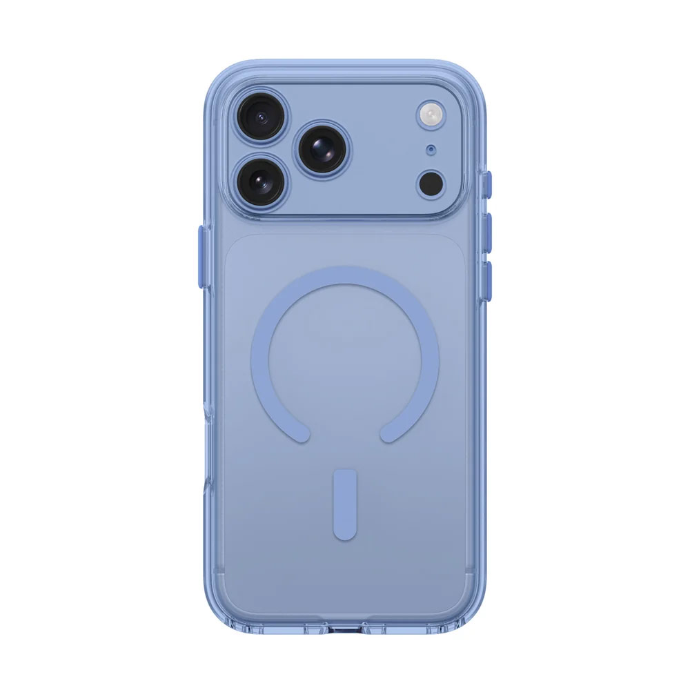 Picture of Apple iPhone 18 Pro Case | Amazingthing MINIMAL LensGuard Clarity Full Camera Cover Magnetic Charging X-CUSHION PRO 8 Case for iPhone 18 Pro - Blue
