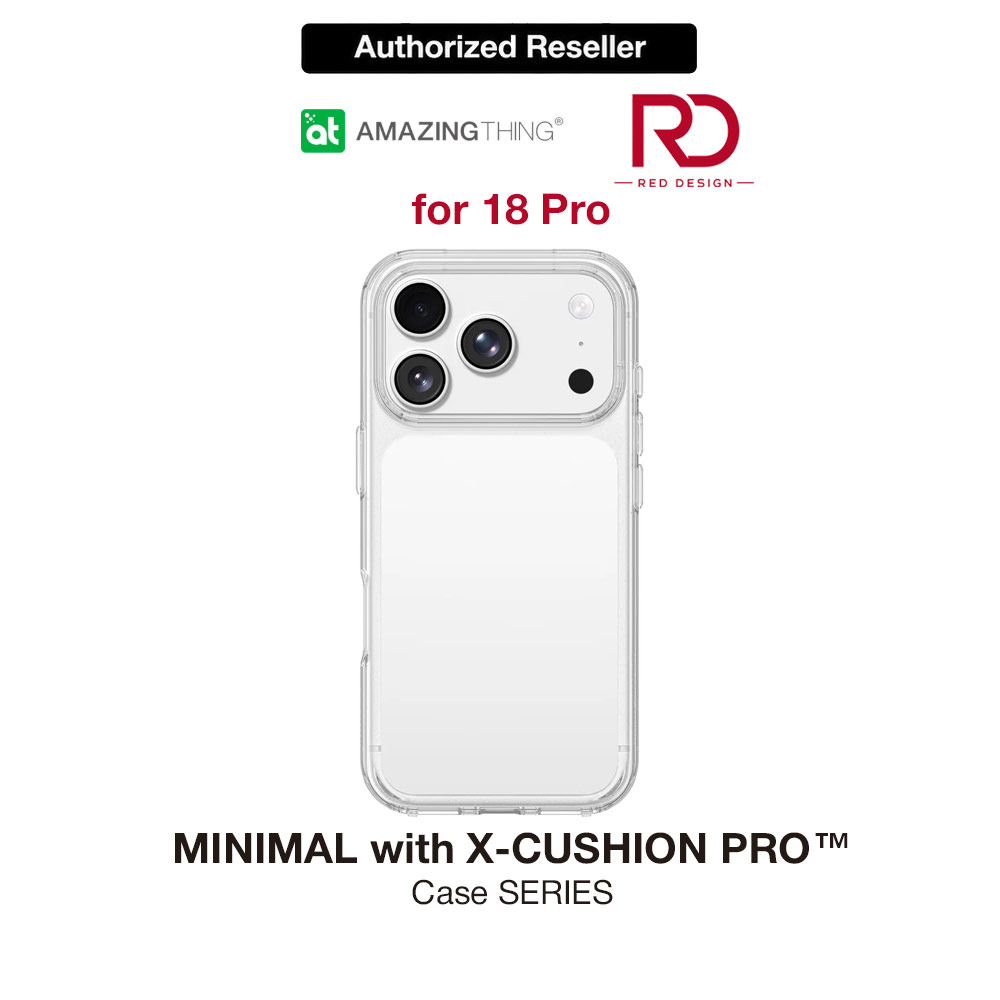 Picture of Amazingthing MINIMAL Protection Case with X-CUSHION PRO Protection for iPhone 18 Pro - Clear Apple iPhone 18 Pro- Apple iPhone 18 Pro Cases, Apple iPhone 18 Pro Covers, iPad Cases and a wide selection of Apple iPhone 18 Pro Accessories in Malaysia, Sabah, Sarawak and Singapore 