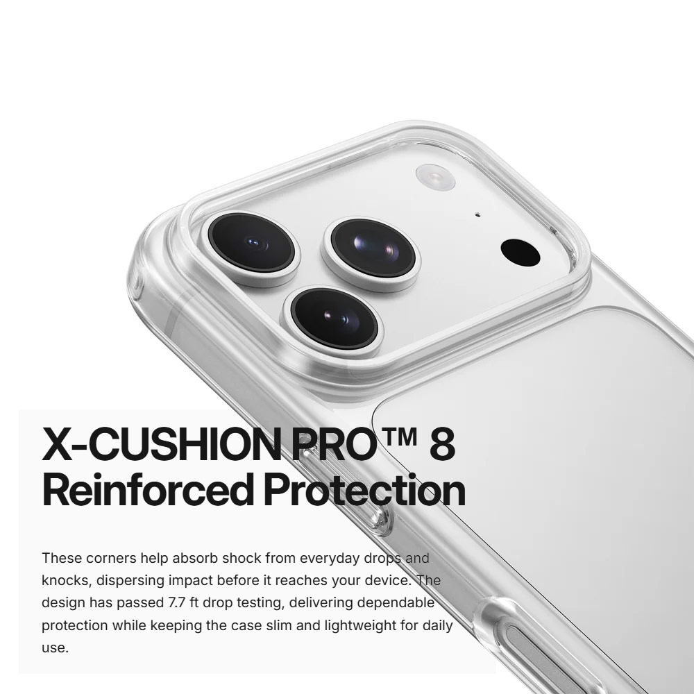 Picture of Apple iPhone 18 Pro Case | Amazingthing MINIMAL Protection Case with X-CUSHION PRO Protection for iPhone 18 Pro - Clear