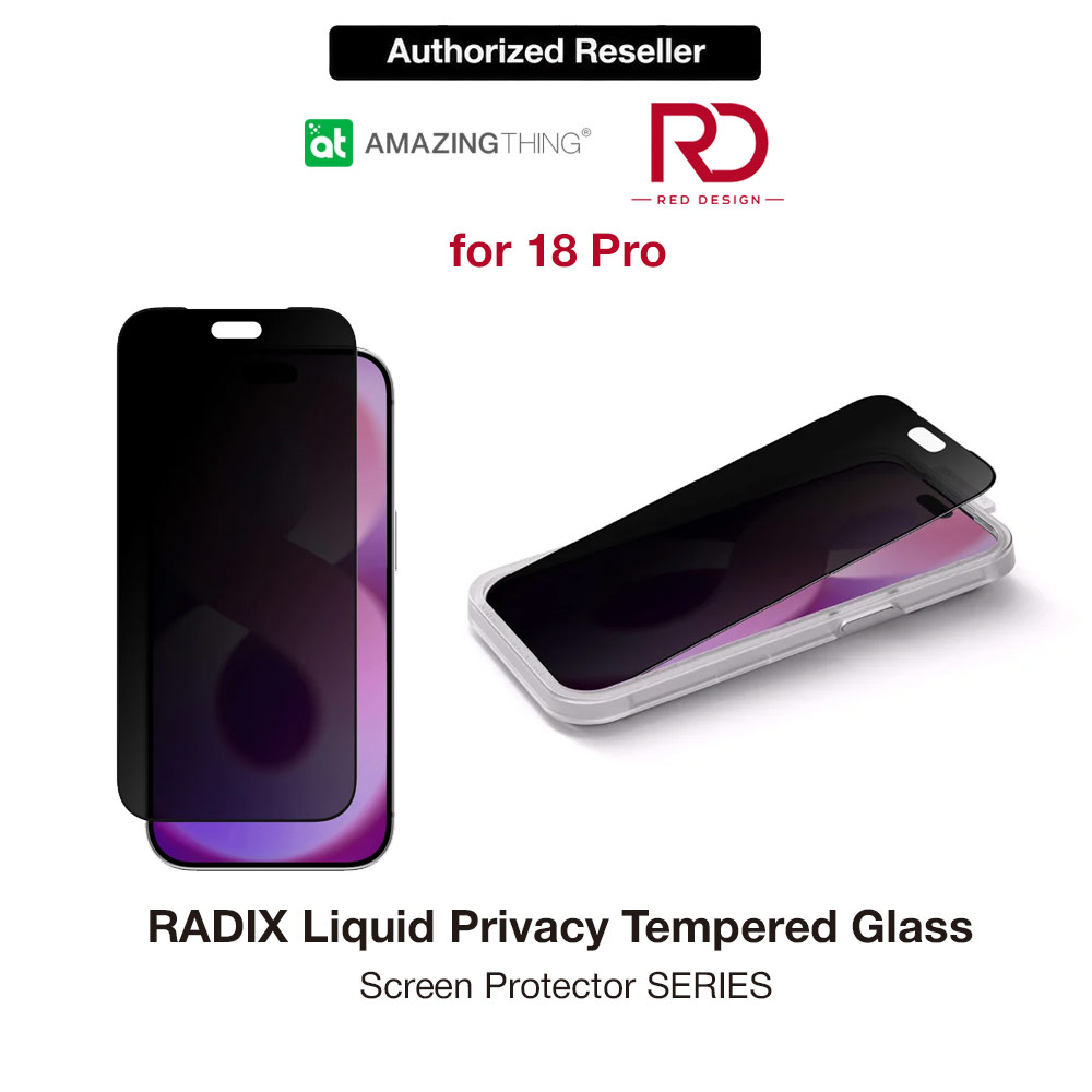 Amazingthing Liquid Privacy Anti Blue Light 3D Frame Full Tempered Glass Screen Protector for iPhone 18 Pro - Privacy Anti Blue Light