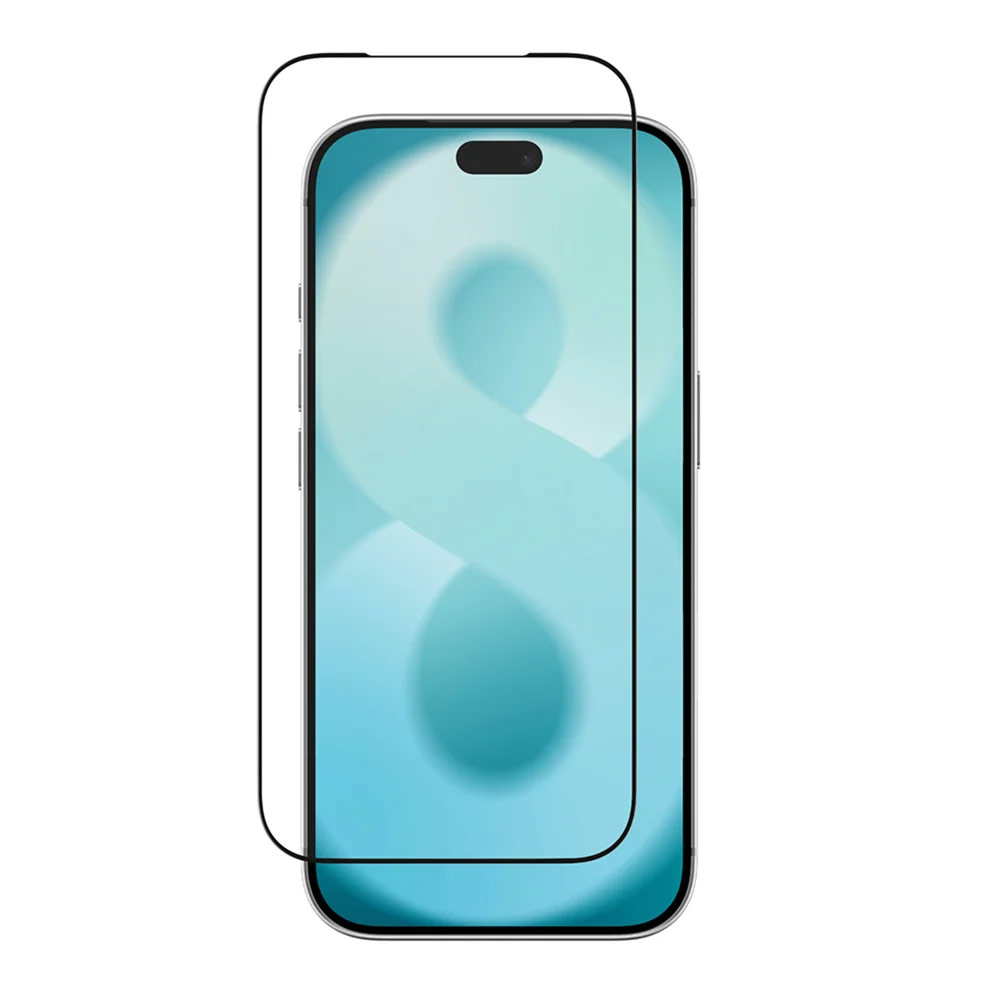 Picture of Apple iPhone 18 Pro Screen Protector | Amazingthing RADIX Vision Clear Full Tempered Glass 3D Frame Screen Protector for iPhone 18 Pro - Clear