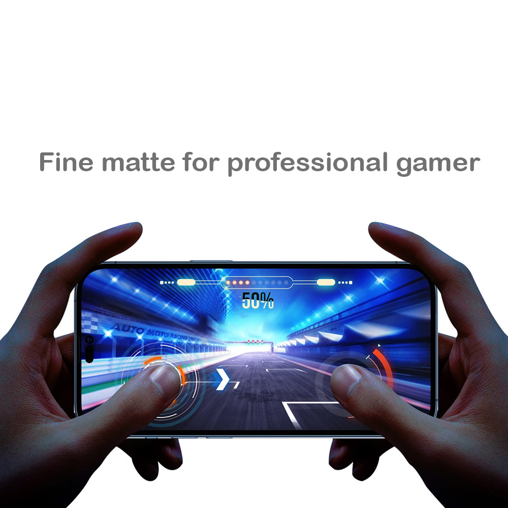 Picture of Apple iPhone 14 Pro 6.1  | AMAZINGThing 2.75D Radix Fully Covered Tempered Glass for iPhone 14 Pro 6.1 (Matte)