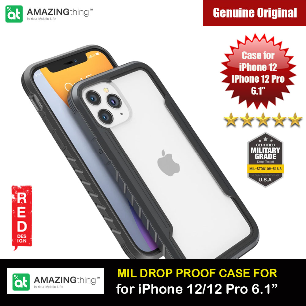 Picture of Amazingthing Military Drop Proof Case for iPhone 12 iPhone 12 Pro 6.1 (Silver) Apple iPhone 12 6.1- Apple iPhone 12 6.1 Cases, Apple iPhone 12 6.1 Covers, iPad Cases and a wide selection of Apple iPhone 12 6.1 Accessories in Malaysia, Sabah, Sarawak and Singapore 