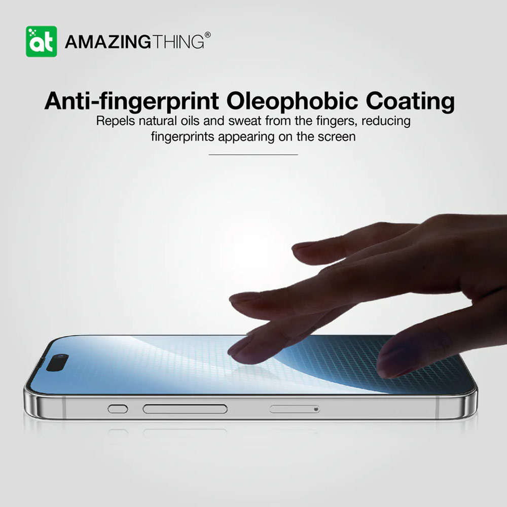 Picture of Apple iPhone 15 6.1  | Amazingthing Radix Fully Covered Tempered Glass for iPhone 15 6.1 (Anti Blue Light)