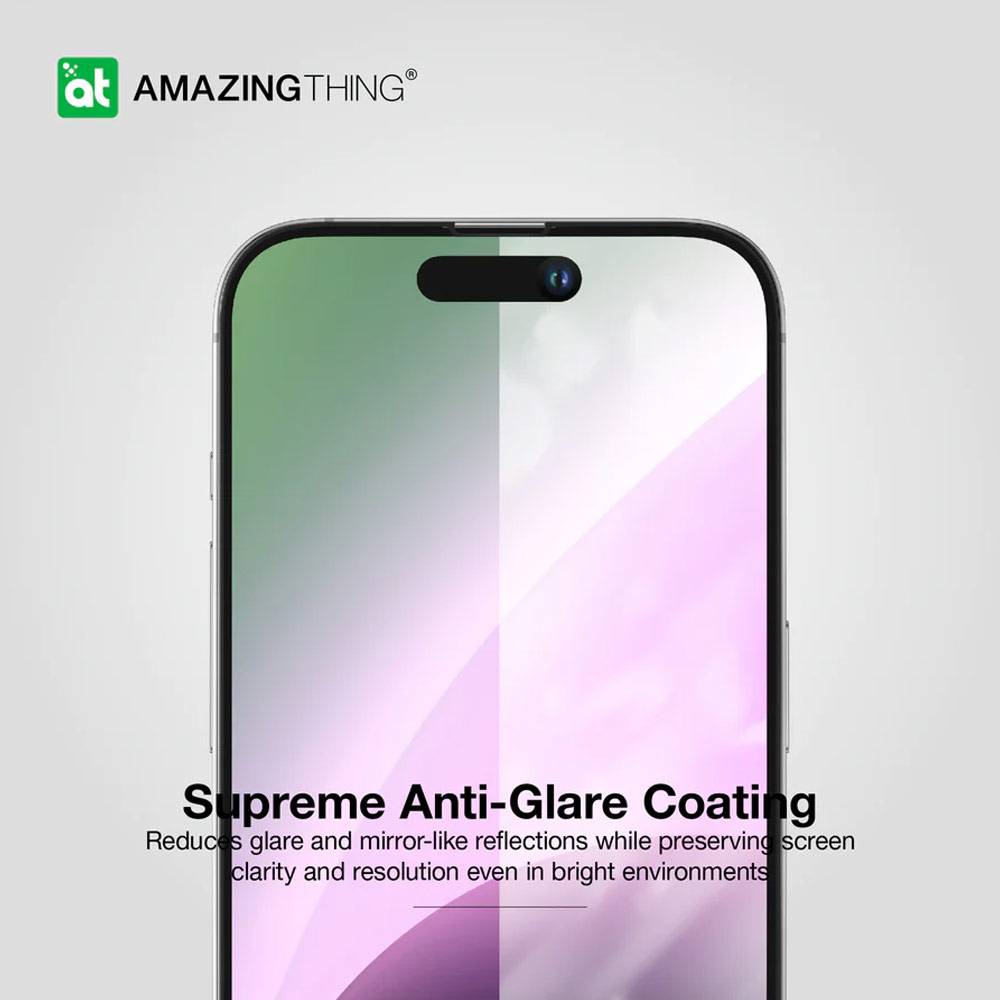 Picture of Apple iPhone 15 6.1  | Amazingthing Radix Privacy Fully Covered Tempered Glass for iPhone 15 6.1 (Anti View)