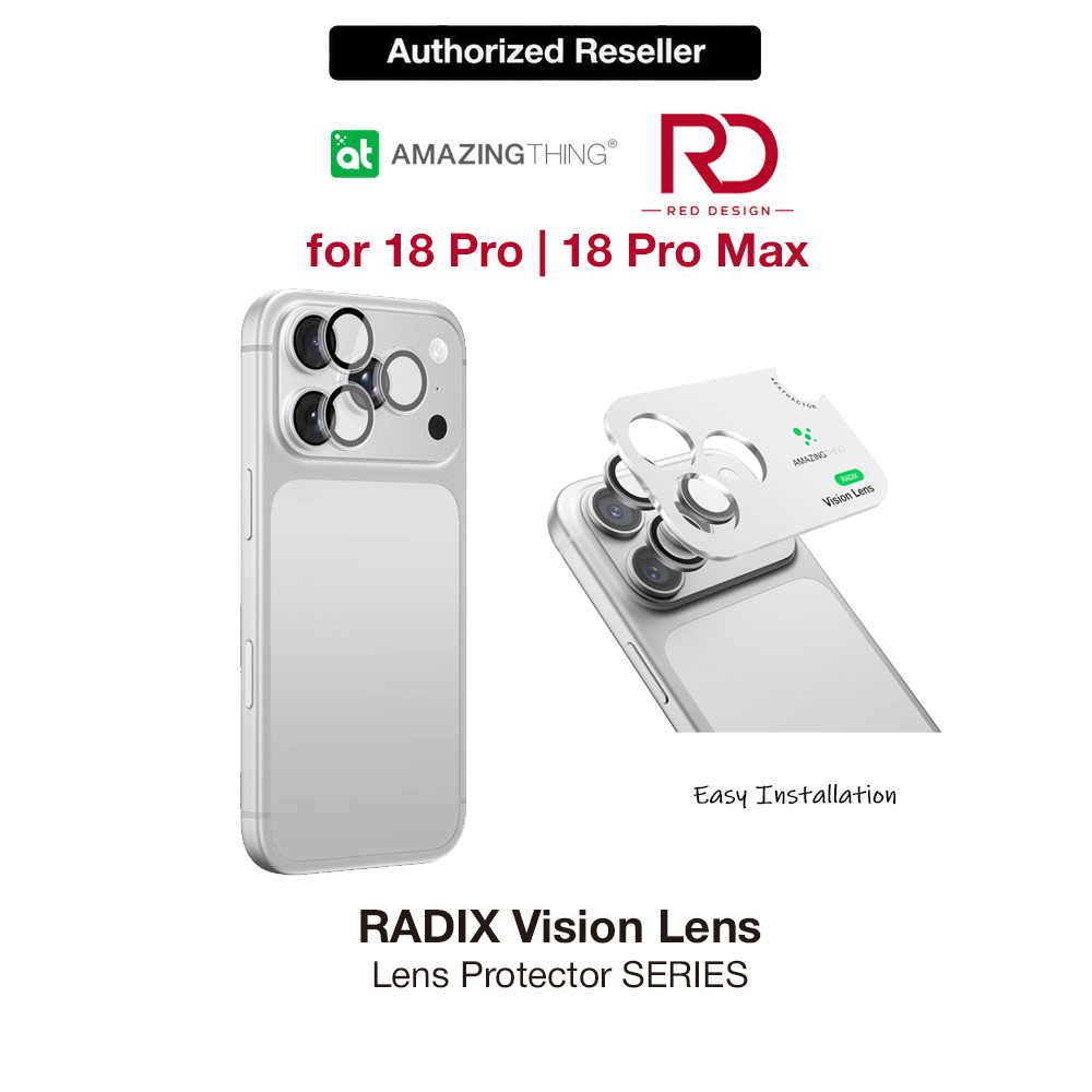 Picture of Amazingthing RADIX Vision Camera Lens Protector for iPhone 18 Pro iPhone 18 Pro Max - Clear Apple iPhone 18 Pro- Apple iPhone 18 Pro Cases, Apple iPhone 18 Pro Covers, iPad Cases and a wide selection of Apple iPhone 18 Pro Accessories in Malaysia, Sabah, Sarawak and Singapore 