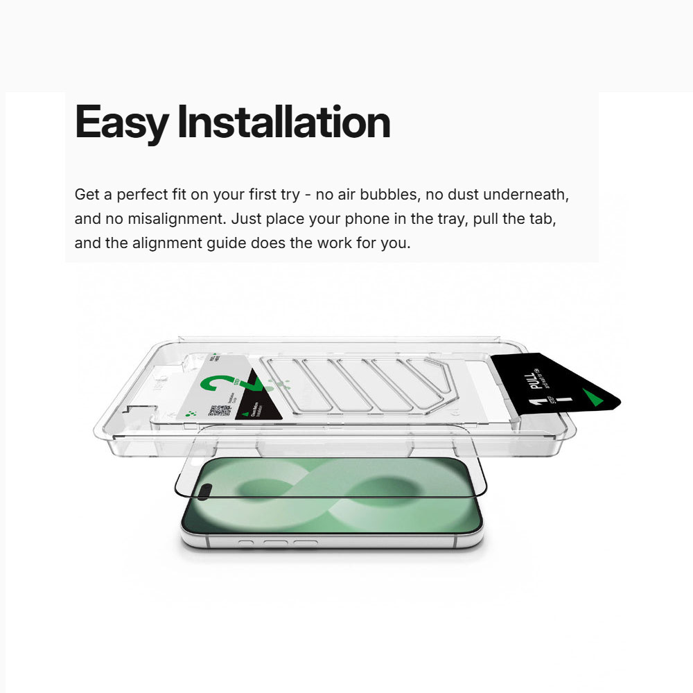 Picture of Apple iPhone 18 Pro Screen Protector | Amazingthing RADIX + Care Matte Full Tempered Glass 3D Frame Screen Protector for iPhone 18 Pro - Matte