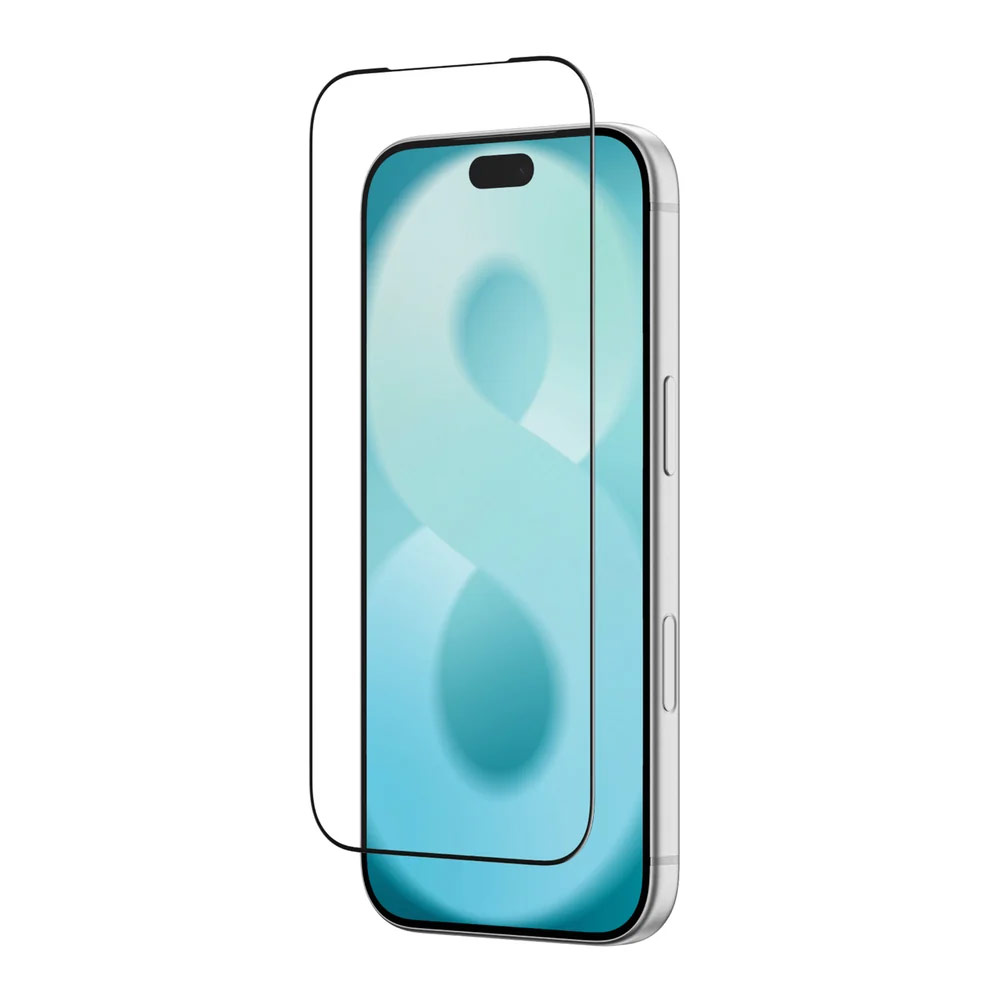 Picture of Apple iPhone 18 Pro Screen Protector | Amazingthing RADIX + Care Full Tempered Glass 3D Frame Screen Protector for iPhone 18 Pro - Clear