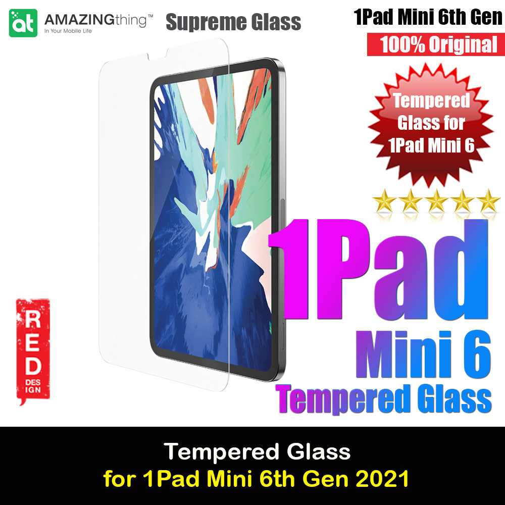 Picture of AMAZINGthing Premium Radix SUPREMEGLASS Tempered Glass Full HD for Apple iPad Mini 6 0.33mm Apple iPad Mini 6- Apple iPad Mini 6 Cases, Apple iPad Mini 6 Covers, iPad Cases and a wide selection of Apple iPad Mini 6 Accessories in Malaysia, Sabah, Sarawak and Singapore 