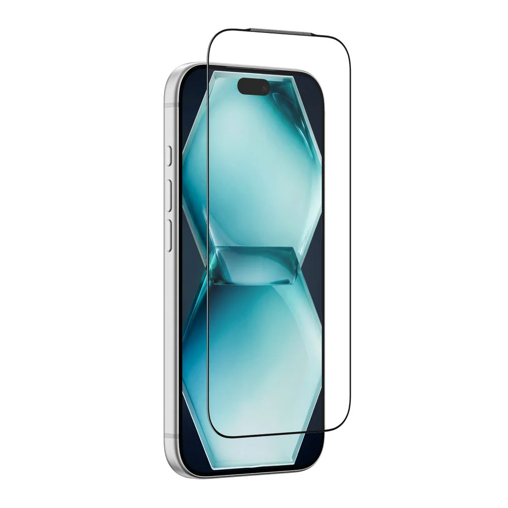 Picture of Apple iPhone 18 Pro Screen Protector | Amazingthing Titan Care 3D Frame Full Tempered Glass Screen Protector with Dust Filter for iPhone 18 Pro - Clear