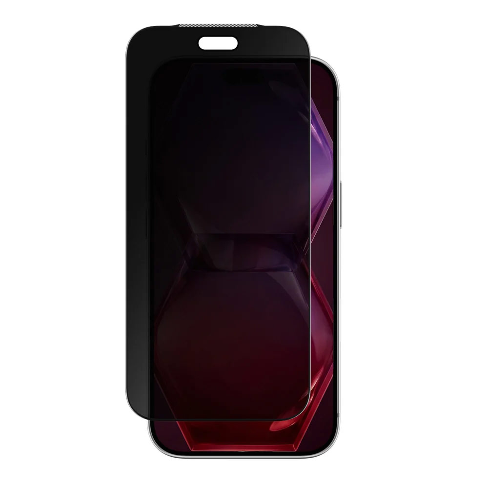 Picture of Apple iPhone 18 Pro Screen Protector | Amazingthing Titan Care Matte Privacy 3D Frame Full Tempered Glass Screen Protector with Dust Filter for iPhone 18 Pro - Matte Privacy