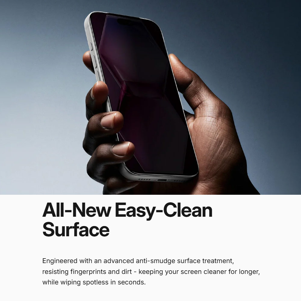 Picture of Apple iPhone 18 Pro Max Screen Protector | Amazingthing Titan Care Privacy 3D Frame Full Tempered Glass Screen Protector with Dust Filter for iPhone 18 Pro Max 6.9 - Privacy
