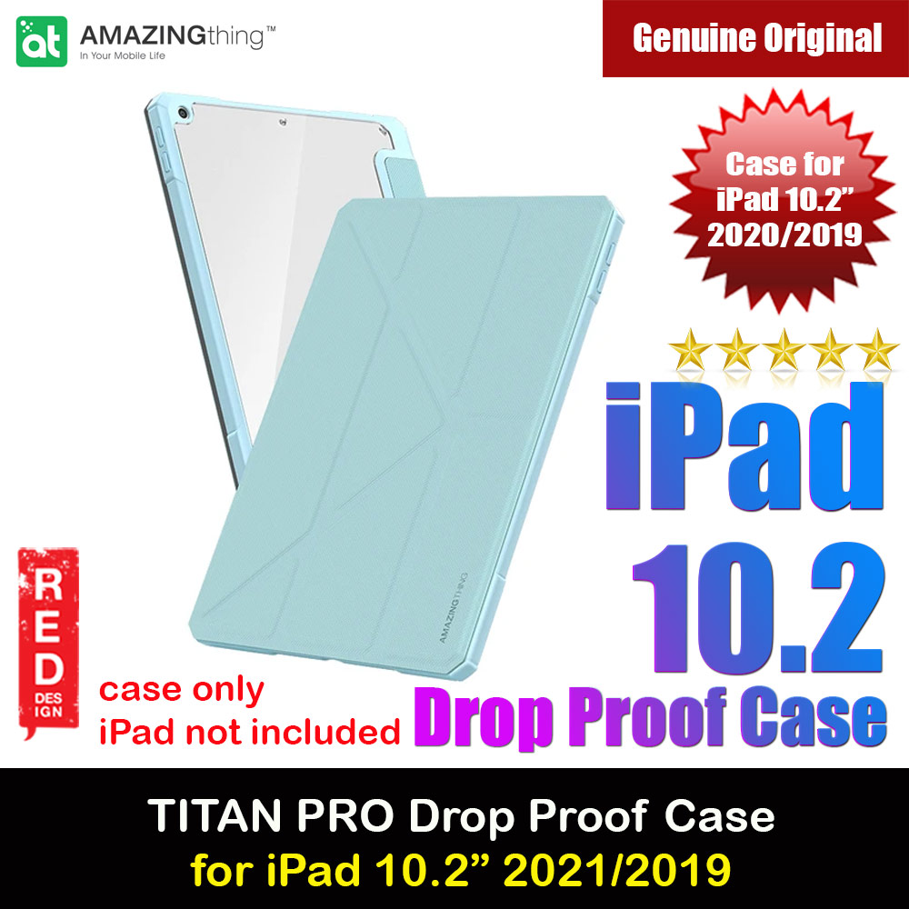 Picture of Amazingthing Titan Pro Shock Absorption Drop Proof Flip Stand Case for Apple iPad 10.2 8th generation 2019  Apple iPad 10.2 9th generation 2021 (Blue) Apple iPad 10.2 8th gen 2020- Apple iPad 10.2 8th gen 2020 Cases, Apple iPad 10.2 8th gen 2020 Covers, iPad Cases and a wide selection of Apple iPad 10.2 8th gen 2020 Accessories in Malaysia, Sabah, Sarawak and Singapore 