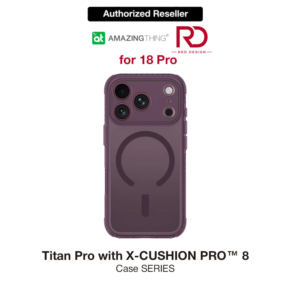 Picture of Amazingthing TITAN PRO Magnetic Case with X-CUSHION PRO Protection for iPhone 18 Pro 6.3 - Purple Apple iPhone 18 Pro- Apple iPhone 18 Pro Cases, Apple iPhone 18 Pro Covers, iPad Cases and a wide selection of Apple iPhone 18 Pro Accessories in Malaysia, Sabah, Sarawak and Singapore 
