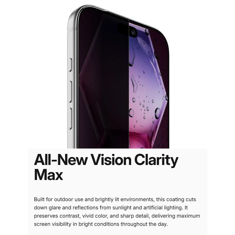 Picture of Apple iPhone 18 Pro Screen Protector | Amazingthing TITAN Vision 30 Privacy 3D Pro Frame Full Tempered Glass Screen Protector with Dust Filter for for iPhone 18 Pro - Privacy
