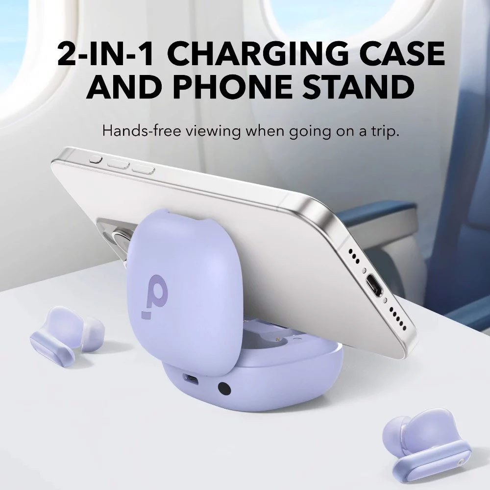 Picture of Anker Soundcore P40i Wireless Earbuds With Noise Cancelling Adaptive Heavy Bass 60H Playtime (Black)