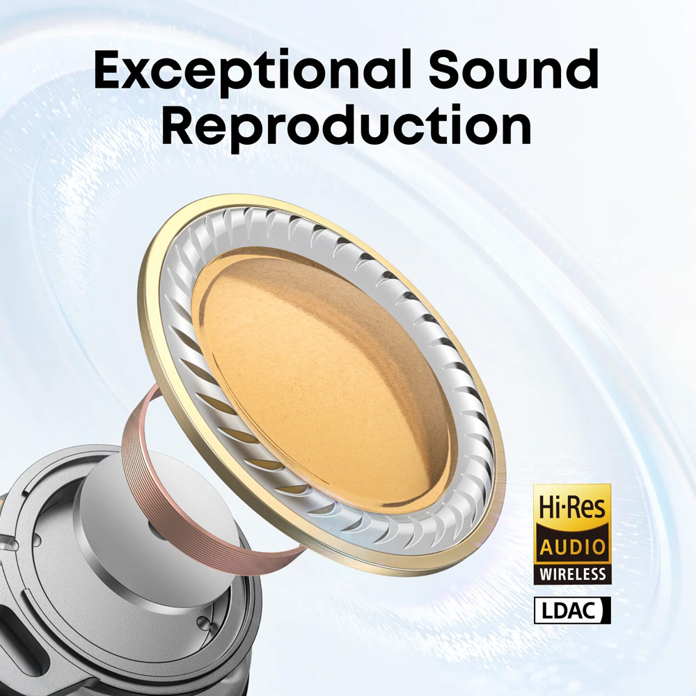 Picture of soundcore by ANKER Liberty 5 ANC Dolby Audio Noise Cancelling Wireless In Ear Earbuds Long Hours Playtime Strong Bass (Apricot)