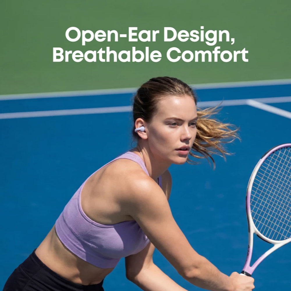 Picture of soundcore by ANKER C50i Open Ear Earbuds Clip Earphone Comfort Stable Fit Free Sport Earbud with Strong Bass Clear Call (Black)