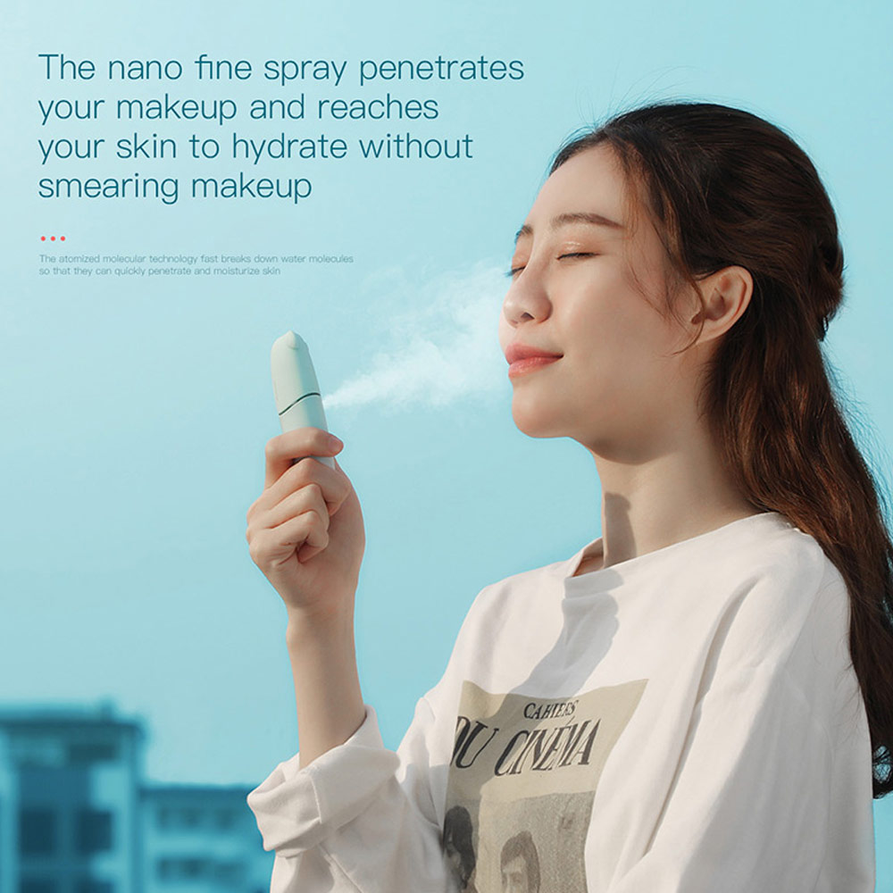 Picture of Baseus USB Humidifier Nano Mist Sprayer Facial Steamer Rejuvenating Skin Moisturizing Haydrate Sprayer 15ml (Grey)