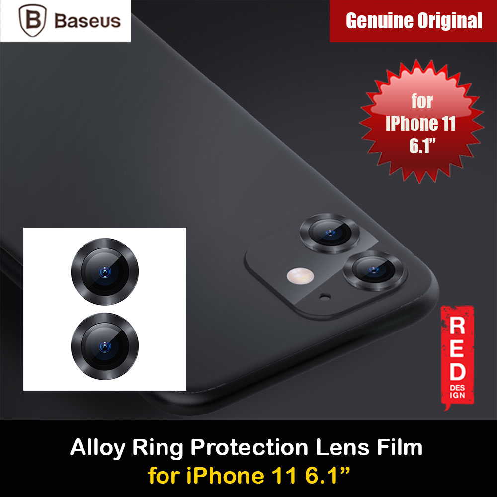 Picture of Baseus Alloy Ring Lens Film Protector Independent Fully Cover Lens Film for iPhone 11 6.1  (Black) Apple iPhone 11 6.1- Apple iPhone 11 6.1 Cases, Apple iPhone 11 6.1 Covers, iPad Cases and a wide selection of Apple iPhone 11 6.1 Accessories in Malaysia, Sabah, Sarawak and Singapore 