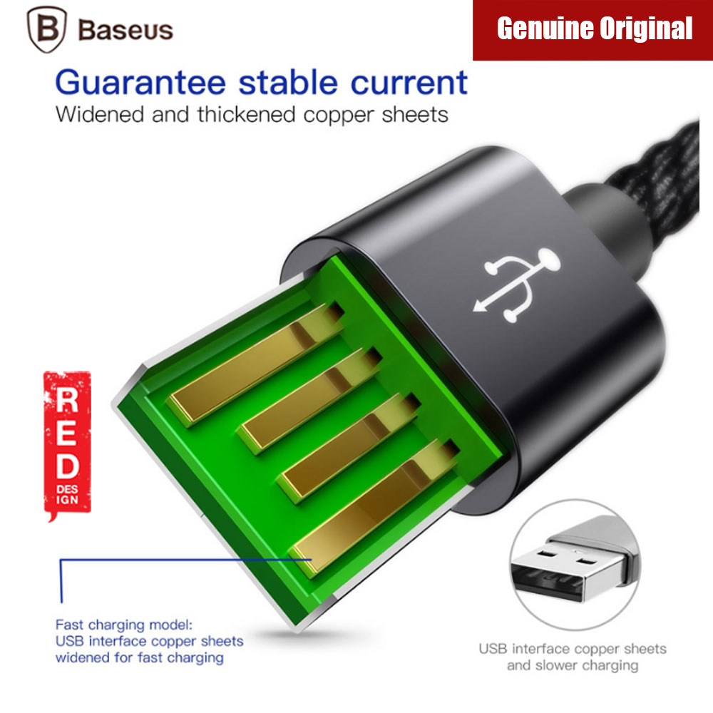Picture of Baseus Double Fast Charging Series Type C 5A Cable support Huawei Super Charge (Black)