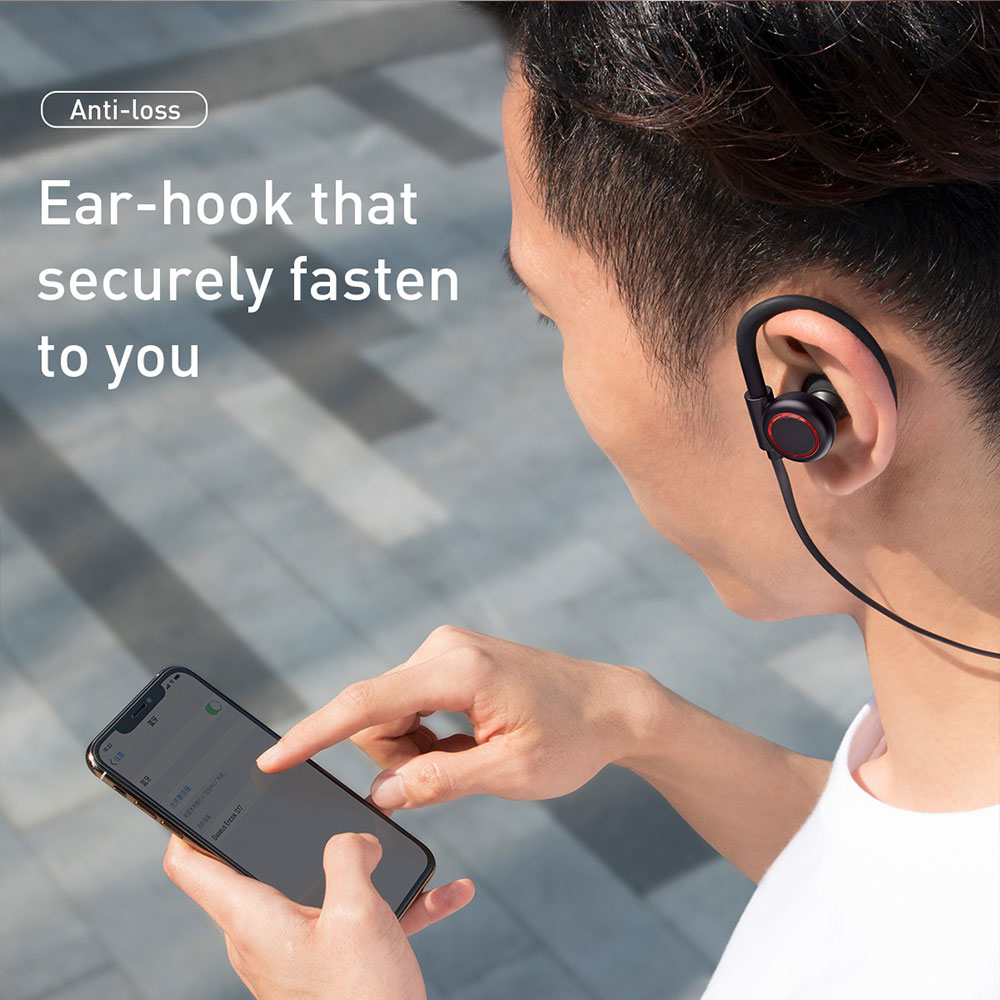 Picture of Baseus Bluetooth Wireless In Ear Headphone Compatible with IOS Android (Black)