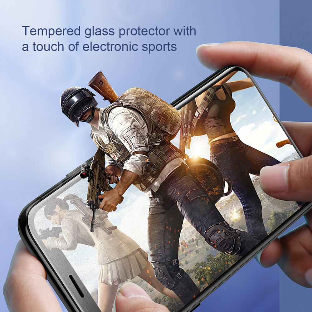 Picture of Apple iPhone 11 Pro 5.8  | Baseus Full Coverage Gaming Tempered Glass for Apple iPhone XS iPhone 11 Pro 5.8" (Matte Surface)