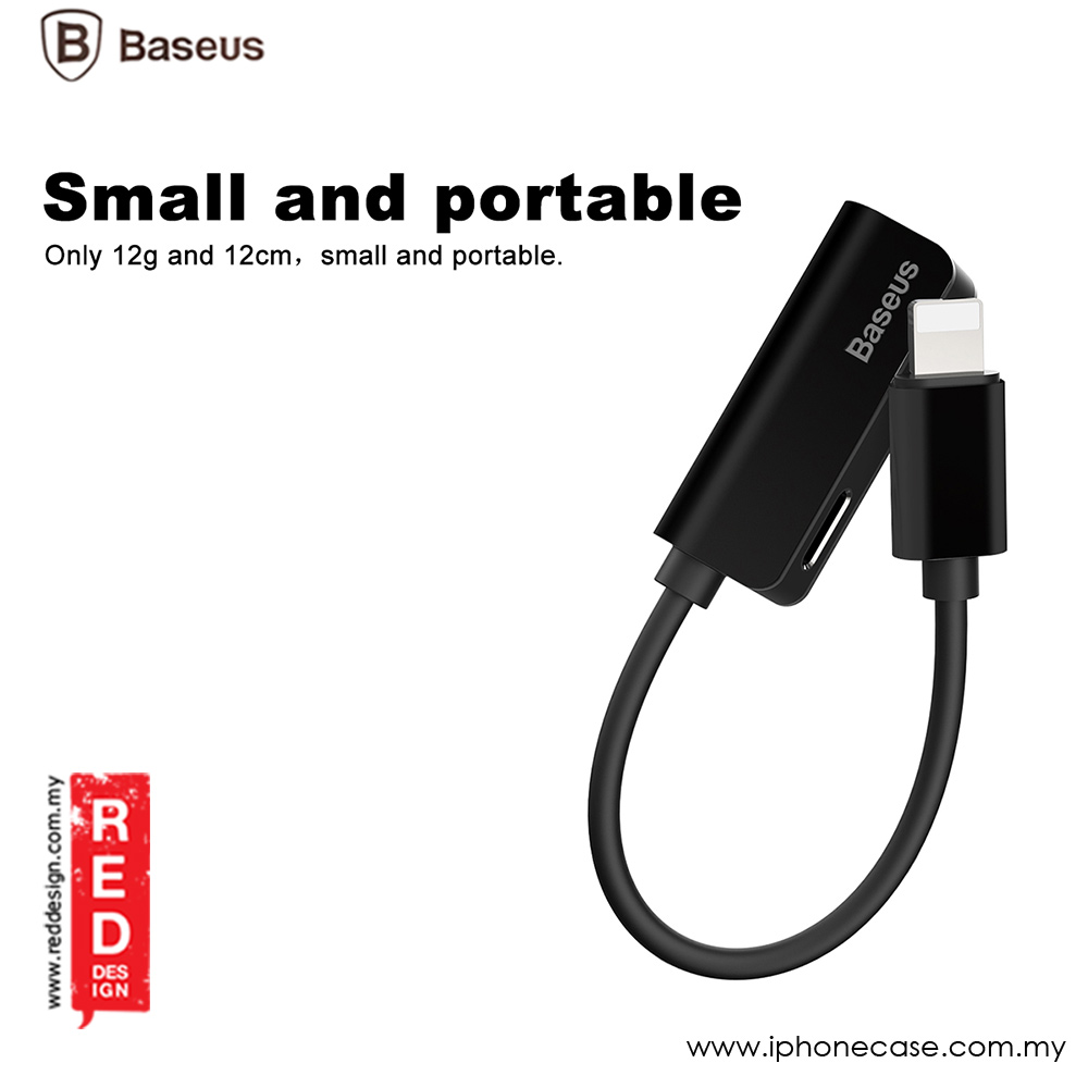 Picture of Baseus L37 iP MALE to Double iP Female Adapter (Black)