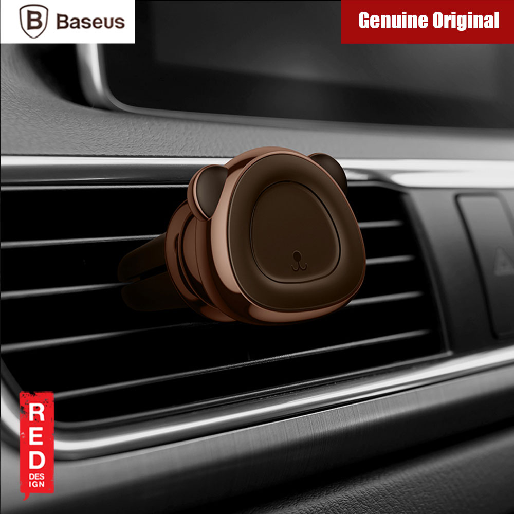 Picture of Baseus Little Bear Series Strong Magnetic Air Con Vent Suction Bracket Car Mount (Brown)