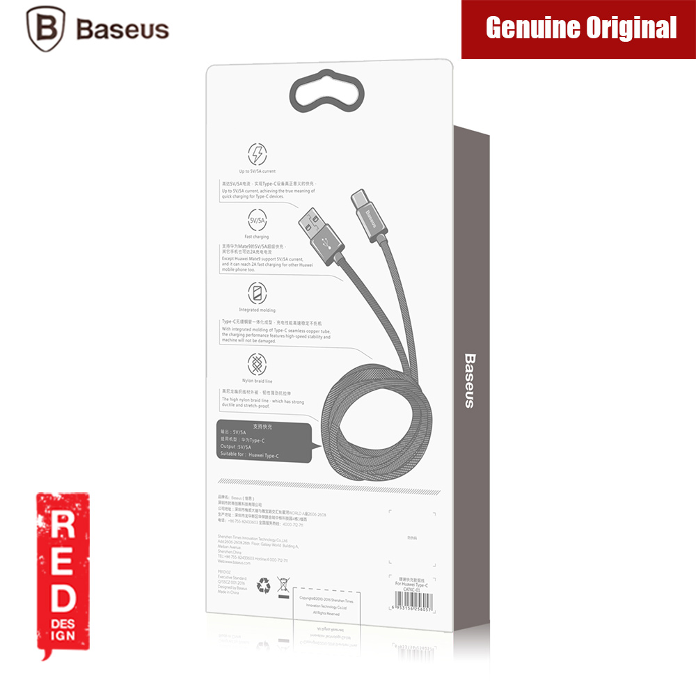 Picture of Baseus Speed 5A Max Quick Charge Cable for Huawei Type C (Black)