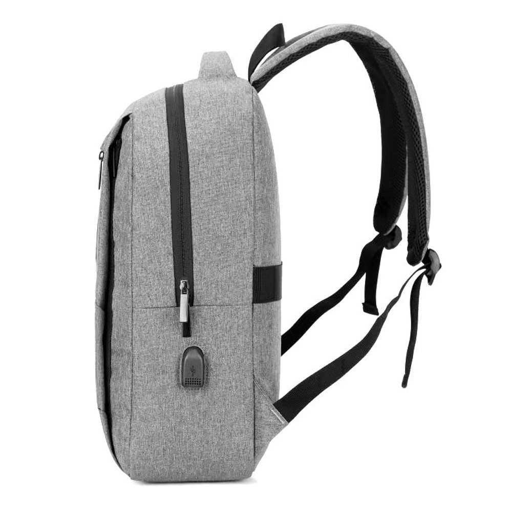 Picture of Boomwave Light Series Backpack with USB Charging Port for Laptop up to 15" inches (Grey)