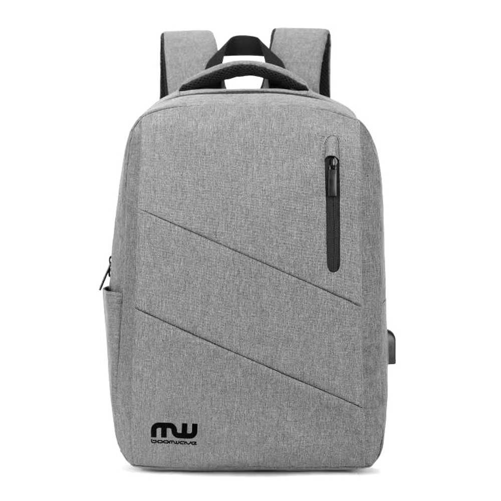 Picture of Boomwave Light Series Backpack with USB Charging Port for Laptop up to 15" inches (Grey)