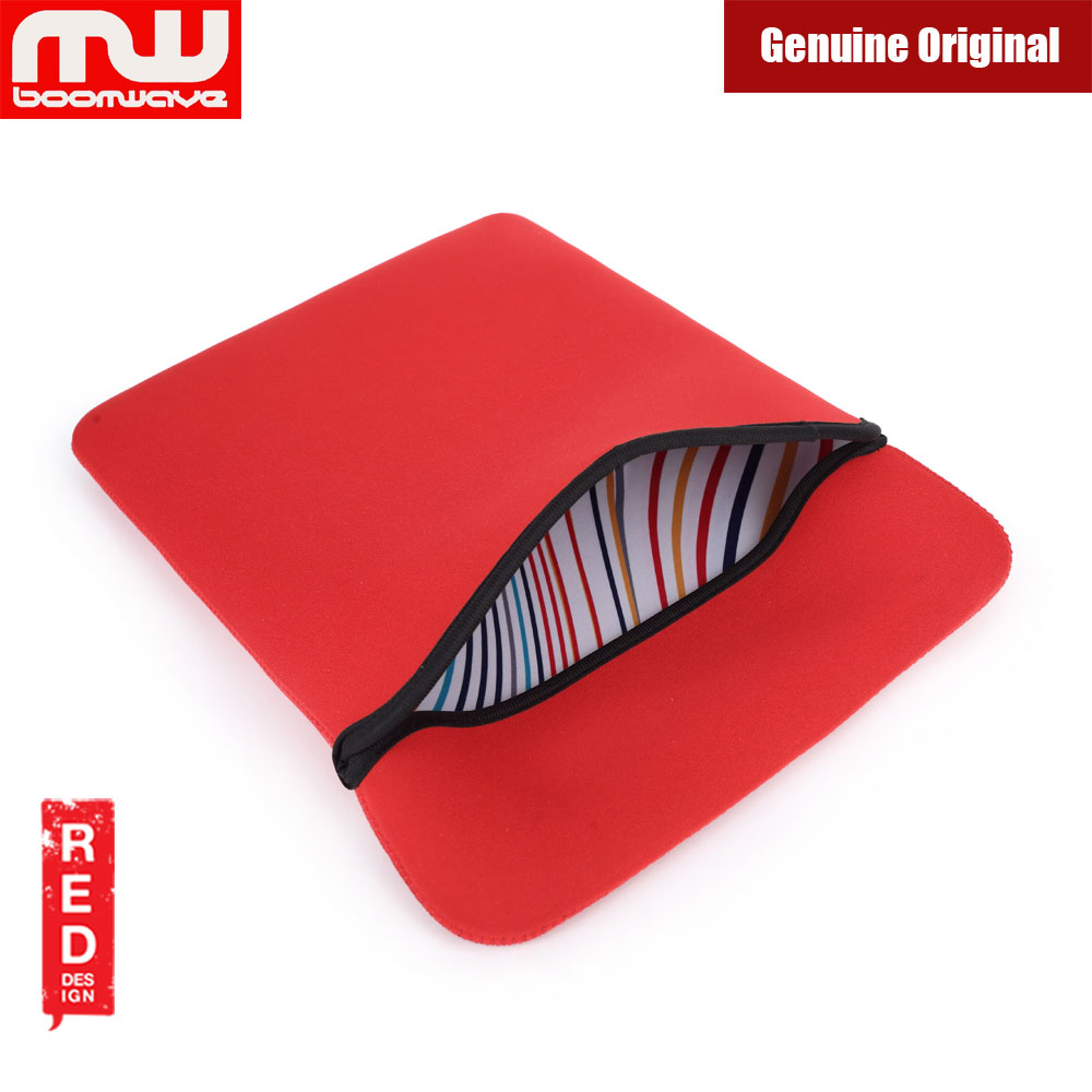 Picture of Boomwave Colour Series Laptop Notebook Macbook Sleeve Design up to 14 inches Laptop (Red)