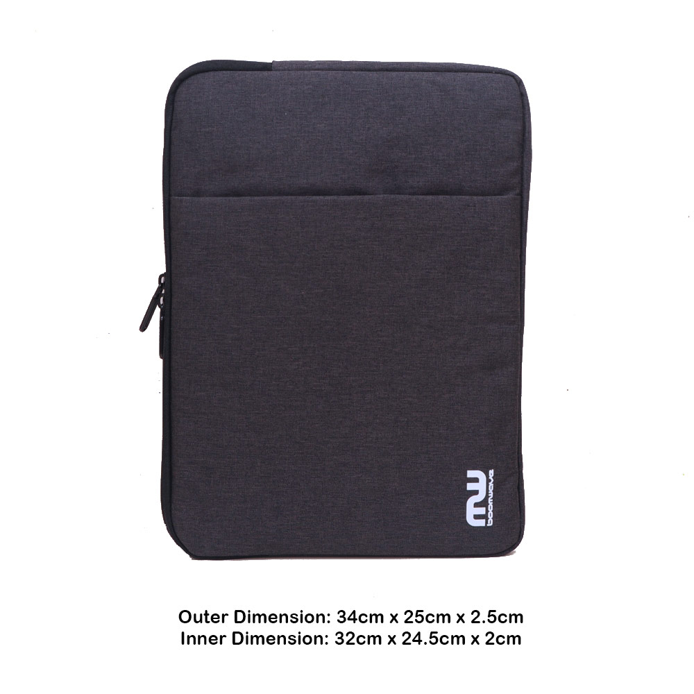 Picture of Boomwave Simple Series Laptop Notebook Sleeve Design up to 13 inches Laptop (Black)