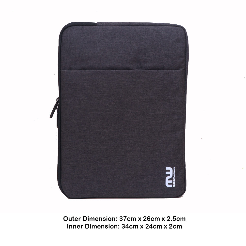 Picture of Boomwave Simple Series Laptop Notebook Sleeve Design up to 14 inches Laptop (Black)