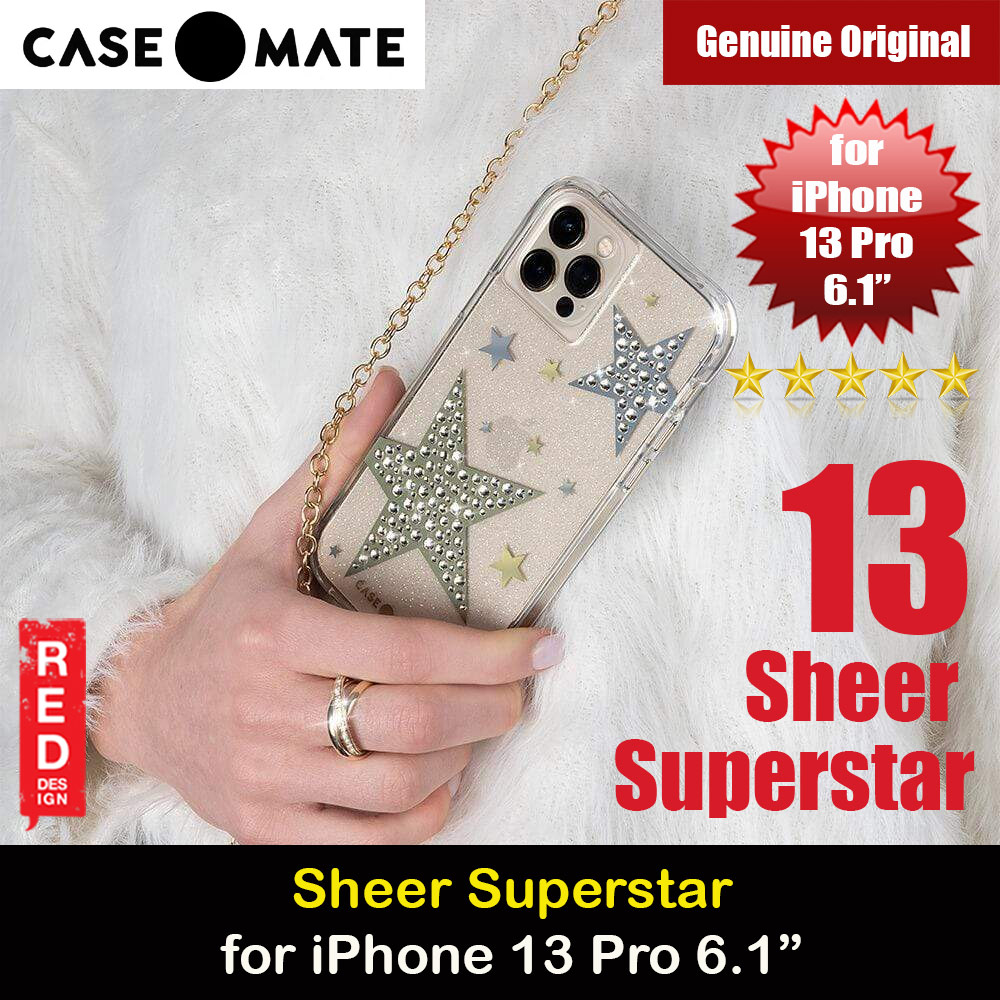 Picture of Case Mate Case-Mate Sheer Superstar Series Protection Case for iPhone 13 Pro 6.1 (Sheer Superstar) Apple iPhone 13 Pro 6.1- Apple iPhone 13 Pro 6.1 Cases, Apple iPhone 13 Pro 6.1 Covers, iPad Cases and a wide selection of Apple iPhone 13 Pro 6.1 Accessories in Malaysia, Sabah, Sarawak and Singapore 