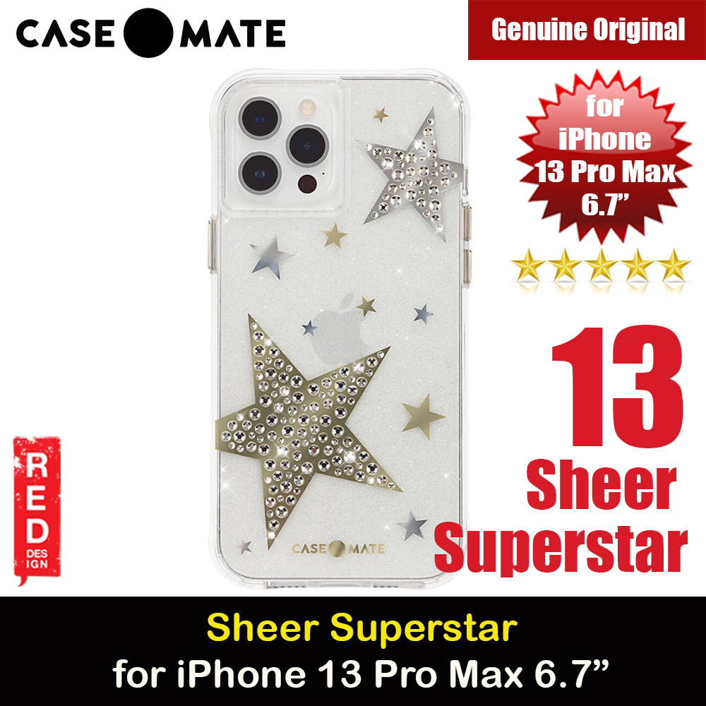 Picture of Case Mate Case-Mate Sheer Superstar Series Protection Case for iPhone 13 Pro Max 6.7 (Sheer Superstar) Apple iPhone 13 Pro Max 6.7- Apple iPhone 13 Pro Max 6.7 Cases, Apple iPhone 13 Pro Max 6.7 Covers, iPad Cases and a wide selection of Apple iPhone 13 Pro Max 6.7 Accessories in Malaysia, Sabah, Sarawak and Singapore 