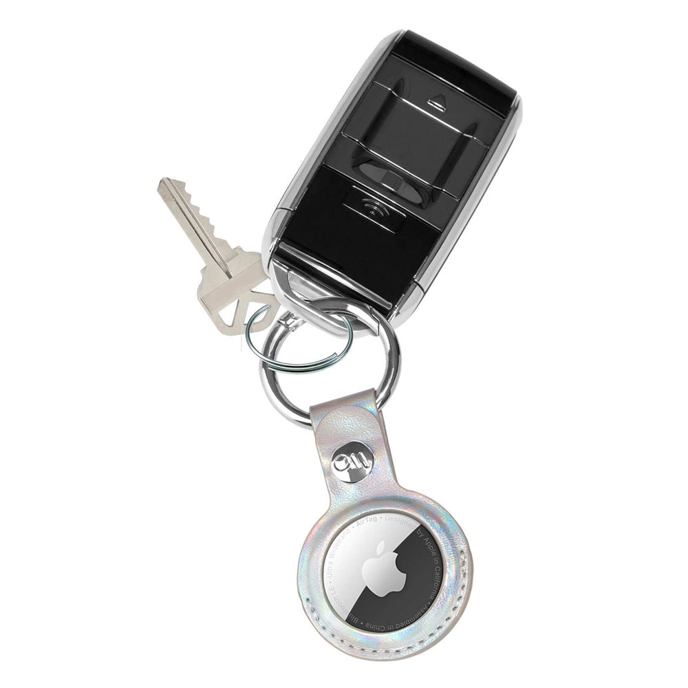 Picture of Apple Air Tag  | Case-Mate Case Mate Keychain Case Protective Cover Case Keyring Design for Apple AirTag (Iridescent)