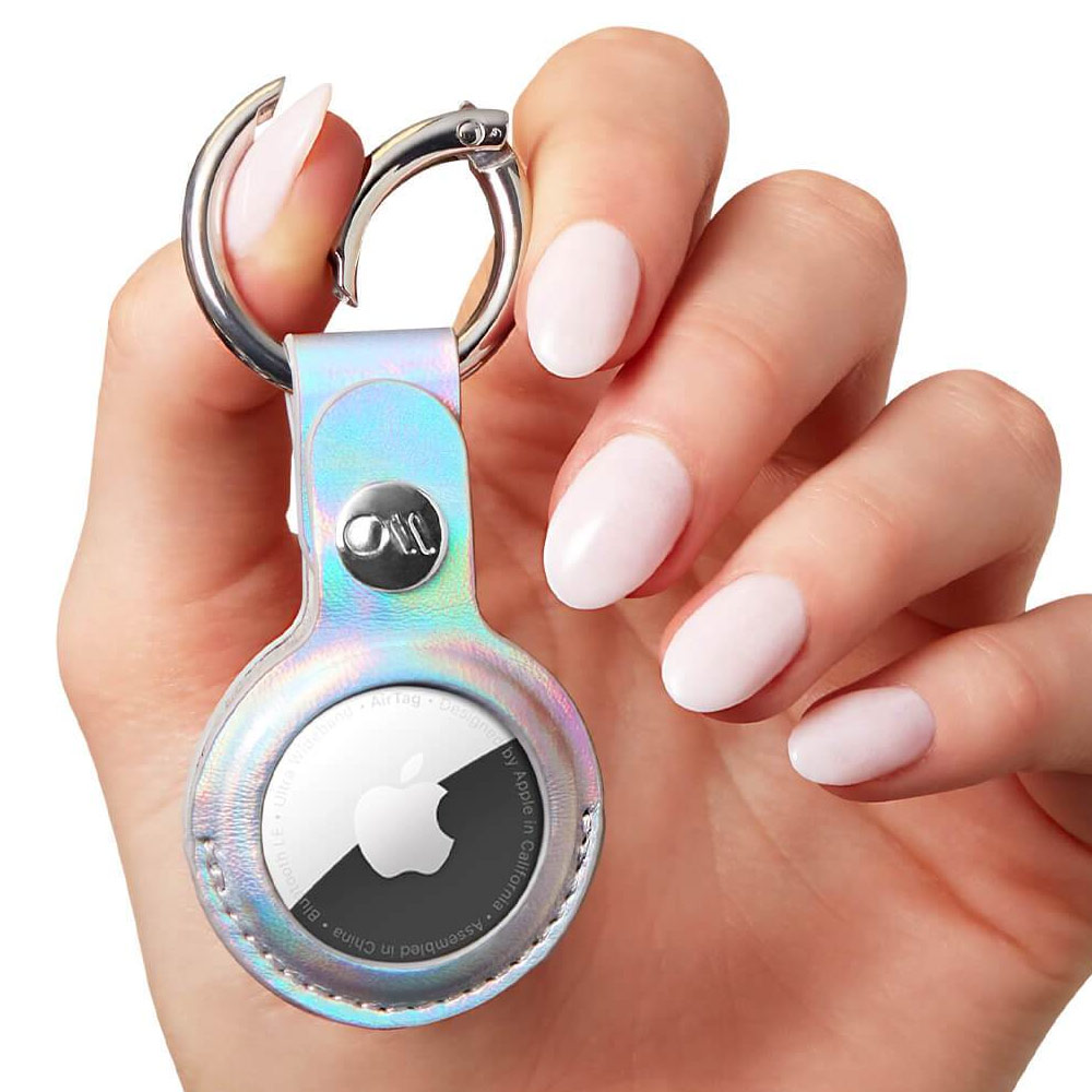 Picture of Apple Air Tag  | Case-Mate Case Mate Keychain Case Protective Cover Case Keyring Design for Apple AirTag (Iridescent)