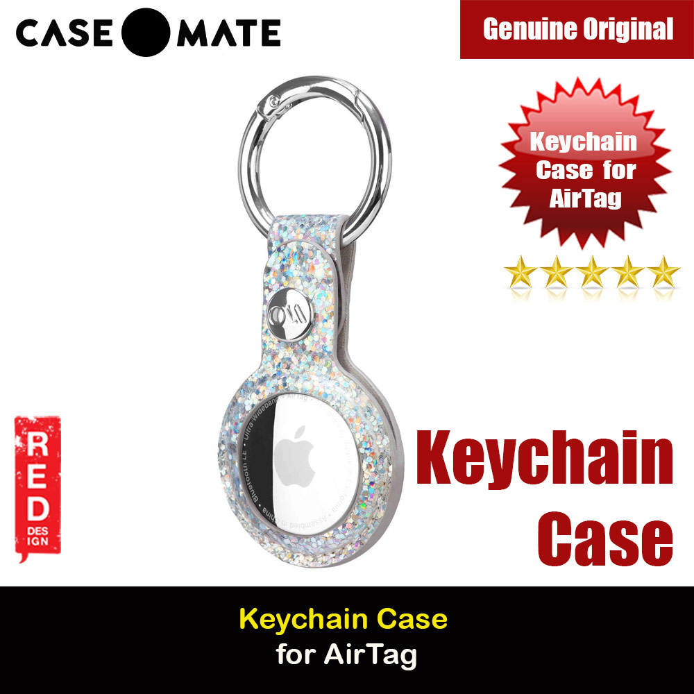 Picture of Apple Air Tag  | Case-Mate Case Mate Keychain Case Protective Cover Case Keyring Design for Apple AirTag (Sparkle)