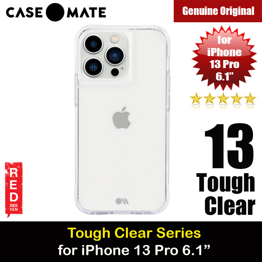 Picture of Case Mate Case-Mate Tough Clear Protection Case for iPhone 13 Pro 6.1 (Clear) Apple iPhone 13 Pro 6.1- Apple iPhone 13 Pro 6.1 Cases, Apple iPhone 13 Pro 6.1 Covers, iPad Cases and a wide selection of Apple iPhone 13 Pro 6.1 Accessories in Malaysia, Sabah, Sarawak and Singapore 