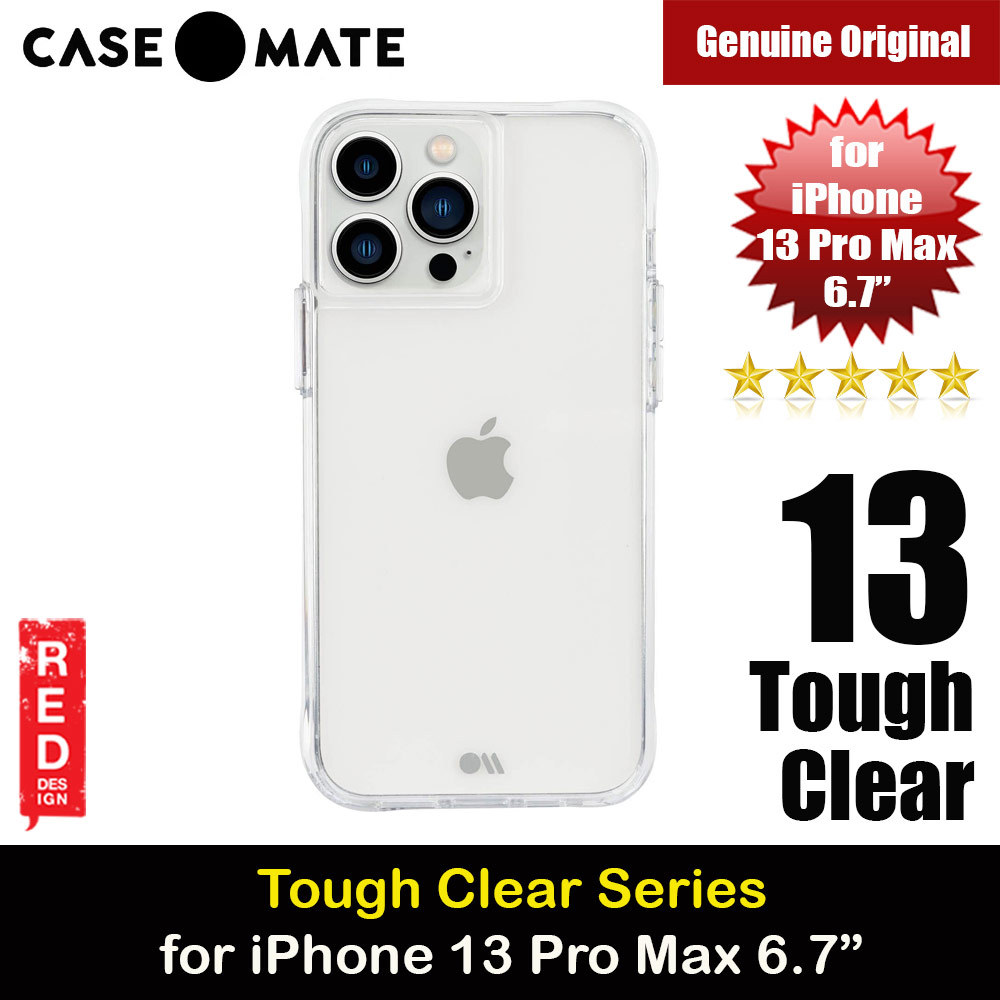 Picture of Case Mate Case-Mate Tough Clear Protection Case for iPhone 13 Pro Max 6.7 (Clear) Apple iPhone 13 Pro Max 6.7- Apple iPhone 13 Pro Max 6.7 Cases, Apple iPhone 13 Pro Max 6.7 Covers, iPad Cases and a wide selection of Apple iPhone 13 Pro Max 6.7 Accessories in Malaysia, Sabah, Sarawak and Singapore 