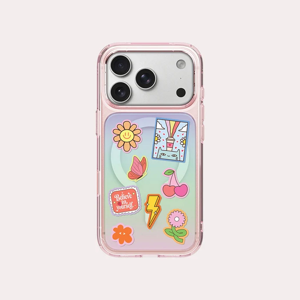 Picture of Apple iPhone 18 Pro Max Case | Coehl ESTELLE MagClick Magnetic Charging Case with Camera Control Button for iPhone 18 Pro Max - Pink Prism